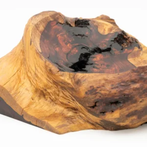 Rare Natural Edge Bocote Burl Bowl